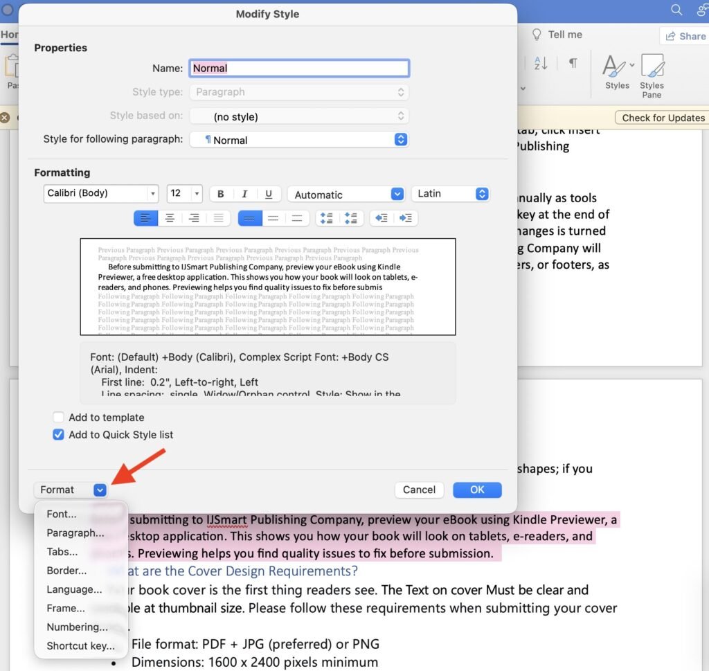 eBook Formatting Guide